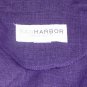 SAG HARBOR Womans Purple 3 Piece Suit Size 8 to 10/Petite