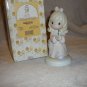 "SHARING THE LIGHT OF LOVE" 272531 Precious Moments Porcelain Girl 1997