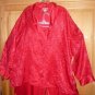 SOLANGE Womans Flower Top Intimates PLUS SIZE 22/24 Loose Fit Red Pajama Set