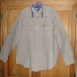 Tommy Hilfiger Mens Shirt XXL Rare Micro Squares Fabric Beige Button Down Shirt