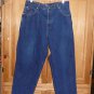 TOMMY JEANS Mens 38/32 Wide Leg Boot Cut Blue Jeans with 5 pockets