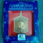VTG 2000 HALLMARK CARDS PEWTER US MINT MARYLAND QUARTER CHRISTMAS TREE ORNAMENT