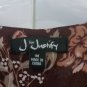 J is for Justify Womans Medium Floral Blouse 3/4 Adjustable Sleeves