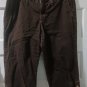 Womans Eddie Bauer Size 14 Brown Capris
