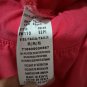 Cherokee Womans Sz Medium Pink Pull-on Elastic Waist Scrub Pants 5 Pocket Cargo