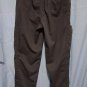 Cherokee Womans Sz Medium Pewter Gray Drawstring Elastic Waist Scrub Pants 5 Pocket Cargo