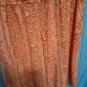 Womans Sz XLarge 16-18 Orange Sleeveless Summer Dress