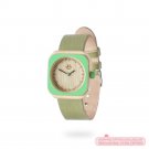 Neon Green Natural Dial Maple Wood Watch
