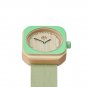 Neon Green Natural Dial Maple Wood Watch