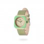 Neon Green Natural Dial Maple Wood Watch