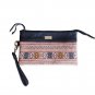 Leather Pouch ALUR 04 Model Indonesian Ethnic Sumba Pahikung Woven