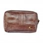 Kay Leather Men's Raisin Leather Pouch