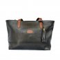 Kay Leather Tote Bag Premium Zipper Made from Cowhide