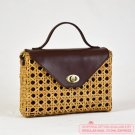 Rattan Bag - Natural x D. Brown