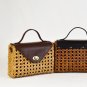 Rattan Bag - Natural x D. Brown