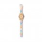 Wooden watch unisex unique | Maple & Mexican Skull Candy Canvas Strap