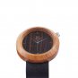 Black Dial Teak Wood Watch