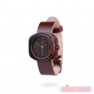 Ovale Black Dial Rosewood Watch