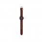 Ovale Black Dial Rosewood Watch