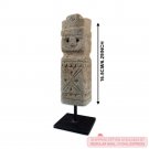 Sumbanese Ethnic Stone Statues for Living Room and Reading Room Decorations, from Indonesia