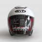 KYT Kyoto Helmet Flat Visor | Solid White Color