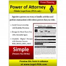 Simple Power of Attorney - Form & Instructions ( Legal Kit )