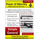 Simple General Power of Attorney - Form & USB ( Legal Kit )