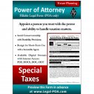 Special Power of Attorney For Taxes - Form & Instructions ( Legal Kit )