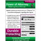Durable Protecting Power of Attorney - Form & Instructions ( Legal Kit )
