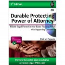 Durable Protecting Power of Attorney - Full Version - CD-ROM Only