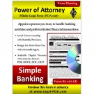 Simple Banking Power of Attorney - Form & CD ( Legal Kit )