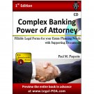 Complex Banking Power of Attorney - Full Version - CD-ROM Only
