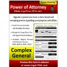 Complex General Power of Attorney - Form & Instructions ( Legal Kit )