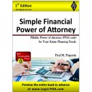 Simple Financial Power of Attorney - Abridged Version - Paperback
