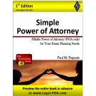 Simple Power of Attorney - Abridged Version - Hardcover