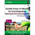 Durable Power of Attorney for Final Disposition - Full Version - CD-ROM Only