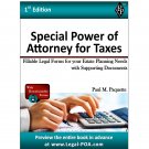 Special Power of Attorney for Taxes - Full Version - Hardcover
