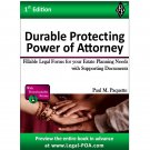 Durable Protecting Power of Attorney - Full Version - Hardcover