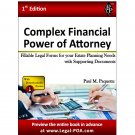 Complex Financial Power of Attorney - Full Version - Hardcover