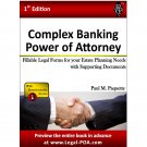 Complex Banking Power of Attorney - Full Version - Spiral / Coil Bound