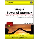 Simple Power of Attorney - Full Version - Hardcover