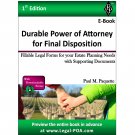 Durable Power of Attorney for Final Disposition - Full Version - Ebook ( PDF )