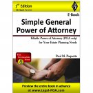 Simple General Power of Attorney - Abridgeed Version - Ebook ( PDF )