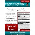 Special Power of Attorney for Taxes - Legal Kit - POA Only - Ebook ( PDF ) Special Power of Attorney for Taxes - Legal Kit - POA Only - Ebook ( PDF )