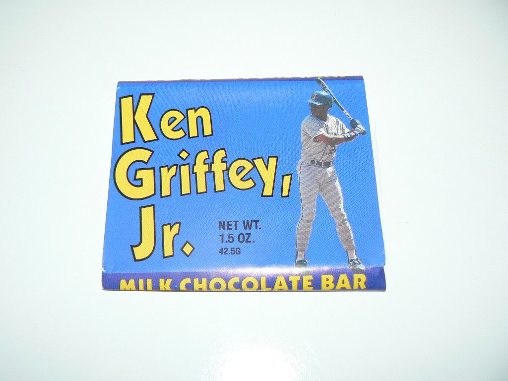 1989 KEN GRIFFEY JR. RC Candy Bar Wrapper Blue version Pacific Candy Co