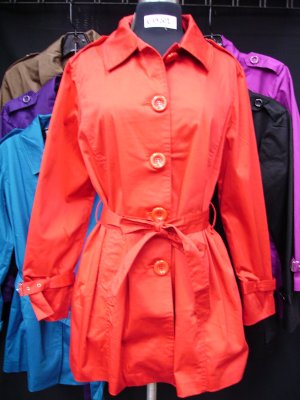 R99001 Trench Coat Solid Colors