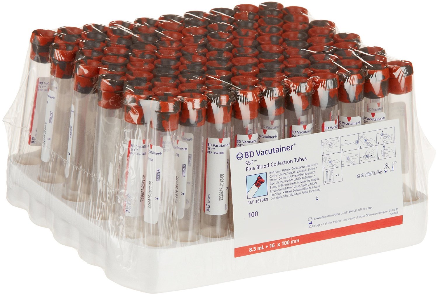 BD Vacutainer SST Venous Blood Collection Tube Serum Tube Clot Activator