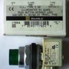 (1) Square D illuminated push button, 9001K2L1