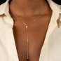 Handmade Shell Pearl Pendant Necklace-Elegant Gold Stainless Steel Jewelry Gift for Women's Weddings