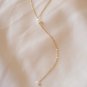 Handmade Shell Pearl Pendant Necklace-Elegant Gold Stainless Steel Jewelry Gift for Women's Weddings